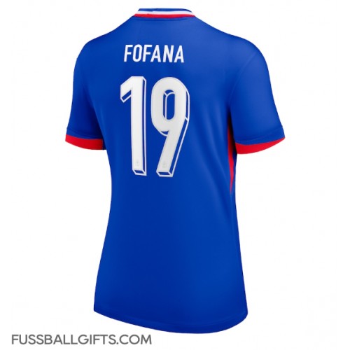 Frankreich Youssouf Fofana #19 Fußballbekleidung Heimtrikot Damen EM 2024 Kurzarm